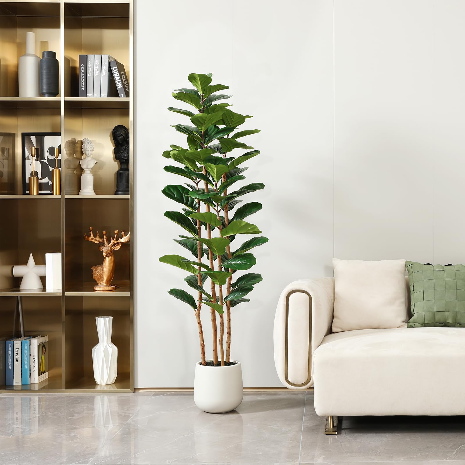 Árvore artificial de figueira- - Fiddle Leaf Fig avaliação e preço